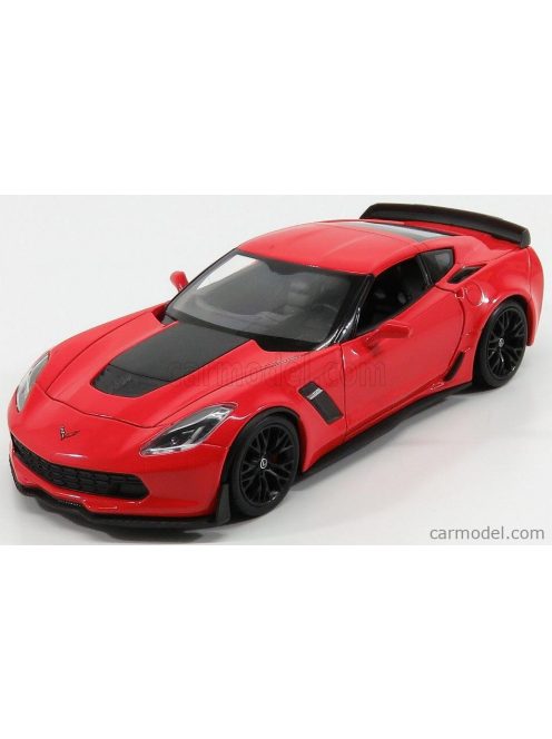 Welly - Chevrolet Corvette Z06 Coupe 2017 Red