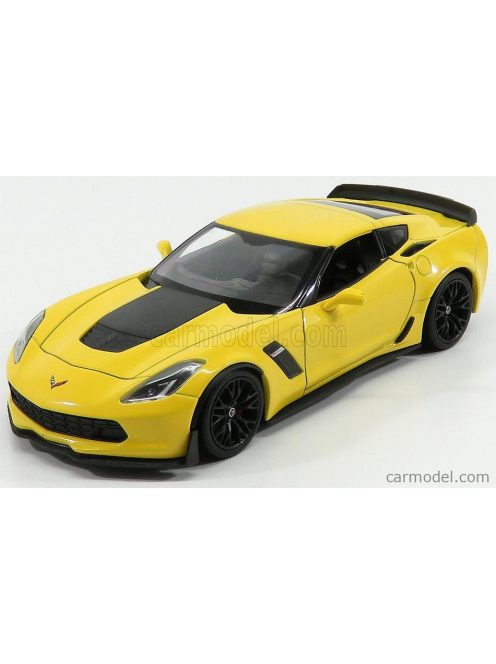 Welly - Chevrolet Corvette Z06 Coupe 2017 Yellow