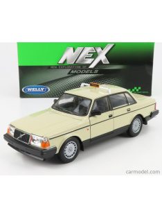 Welly - Volvo 240 Gl German Taxi 1986 Cream