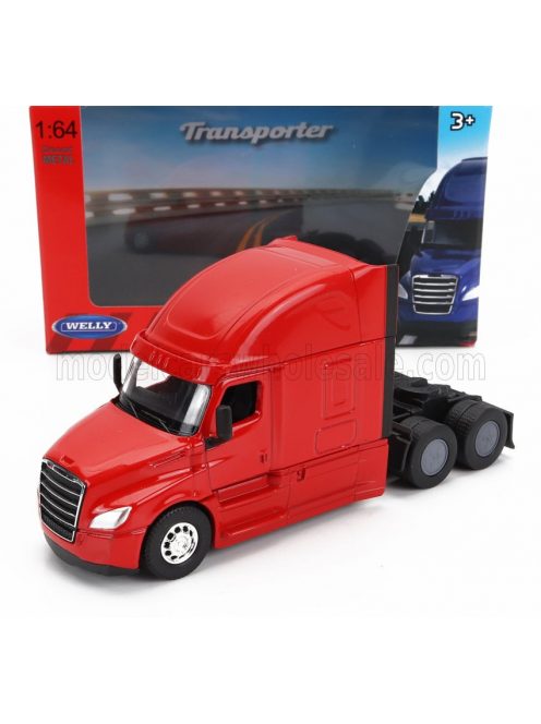 Welly - FREIGHTLINER CASCADIA TRACTOR TRUCK 3-ASSI 2015 RED