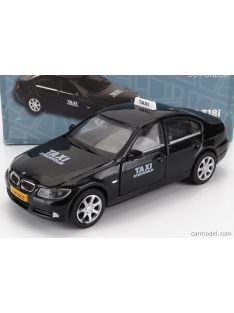   Welly - Bmw 3-Series 330I Taxi Stoccolma Sweden 2008 - Damage Card Box Black