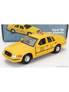   Welly - Ford Usa Crown Victoria Taxi New York Usa 1999 - Damage Card Box Yellow