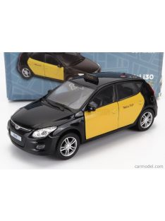   Welly - Hyundai I30 Taxi Barcellona Spain 2007 - Damage Card Box Black Yellow