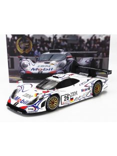   Werk 83 - PORSCHE 911 GT1-98 3.2L TURBO TEAM PORSCHE AG MOBIL-1 N 26 WINNER 24h LE MANS 1998 ALLAN McNISH - LAURENT AIELLO - STEPHANE ORTELLI WHITE BLUE RED