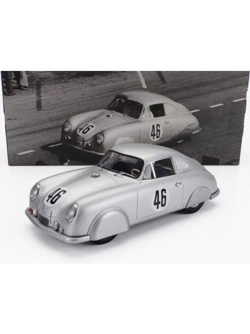 Werk 83 - PORSCHE 356 SL COUPE TEAM PORSCHE K.G. N 46 WINNER CLASS 24h LE MANS 1951 AUGUSTE VEUILLET - EDMOND MOUCHE SILVER