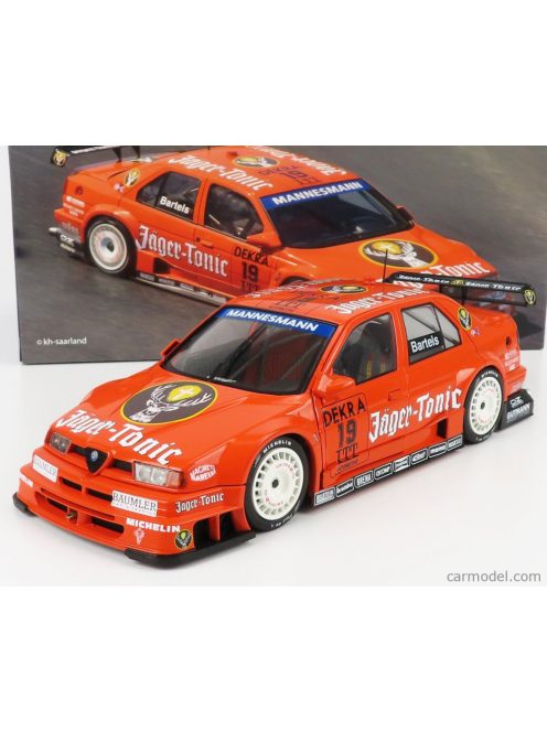 Werk83 - Alfa Romeo 155 V6 Ti Jager-Tonic Racing N 19 Dtm Itc Race Helsinki 1995 Michael Barteles Jagermeister Orange