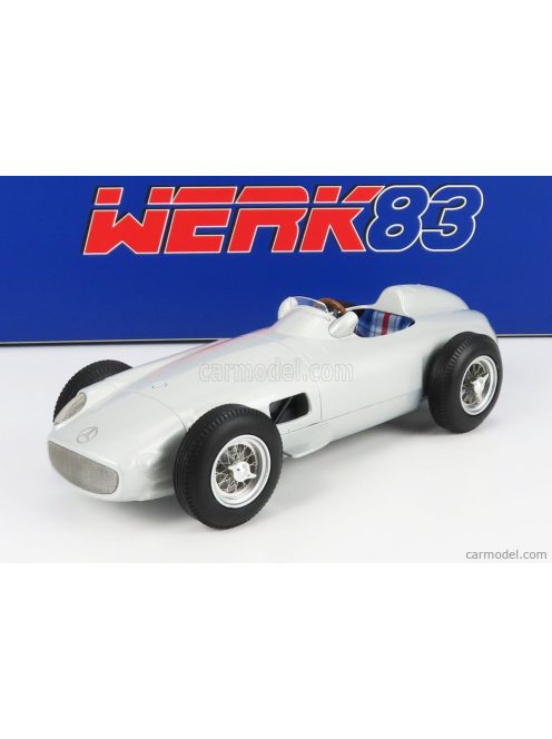 Werk83 - Mercedes Benz F1 W196 N 0 Plain Body 1954 Silver