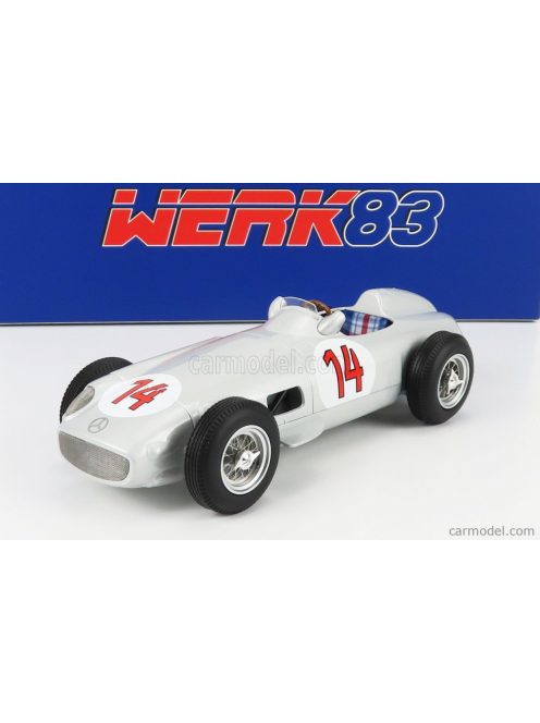 Werk83 - Mercedes Benz F1 W196 N 14 2Nd Belgium Gp 1955 Stirling Moss Silver