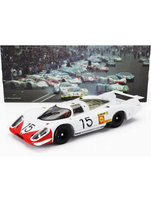 Werk 83 - PORSCHE 917LH 4.5L TEAM PORSCHE SYSTEM ENGENEERING N 15 24h LE MANS 1969 HERBERT LINGE - BRIAN REDMAN - RUDI LINS WHITE RED