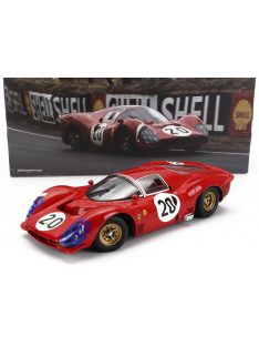   Werk 83 - FERRARI 330 P3 4.0L V12 COUPE ch.0848 TEAM FERRARI SEFAC N 20 24h LE MANS 1966 LUDOVICO SCARFIOTTI - MIKE PARKES RED