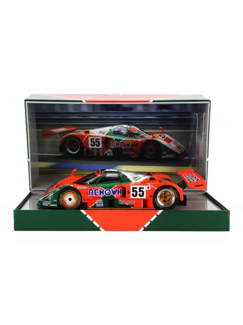 Werk 83 - MAZDA 787B 2.6L TEAM MAZDASPEED CO. LTD. N 55 WINNER 24h LE MANS 1991 BERTRAND GACHOT - JOHNNY HERBERT - VOLKER WEIDLER ORANGE GREEN SILVER