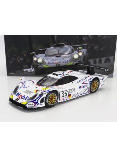   Werk 83 - PORSCHE 911 GT1-98 3.2L TURBO TEAM PORSCHE AG MOBIL-1 N 25 2nd 24h LE MANS 1998 UWE ALZEN - JORG MULLER - BOB WOLLEK WHITE BLUE RED