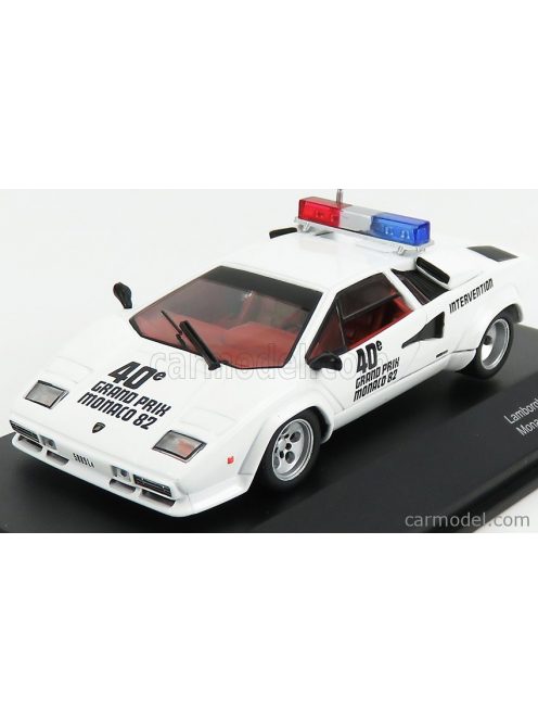 Werk83 - Lamborghini Countach 5000S Safety Car F1 Gp Monaco 1982 White