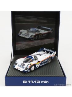   Werk83 - Porsche 956K Team Porsche Racing N 2 1000Km Nurburgring Lap Record 6:11,13 Min 1983 S.Bellof - D.Bell White Blue