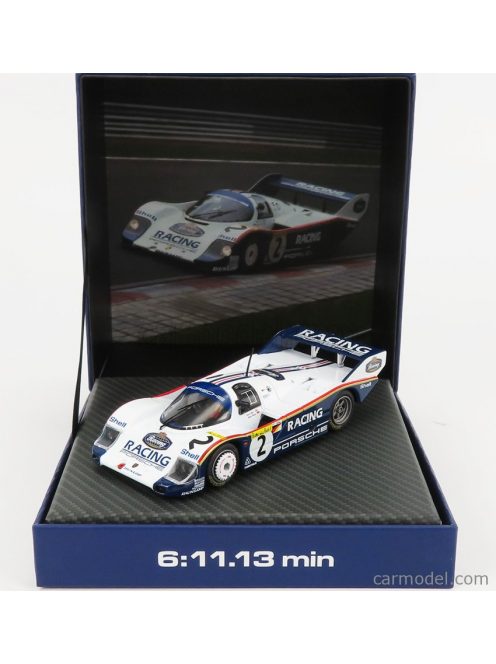 Werk83 - Porsche 956K Team Porsche Racing N 2 1000Km Nurburgring Lap Record 6:11,13 Min 1983 S.Bellof - D.Bell White Blue