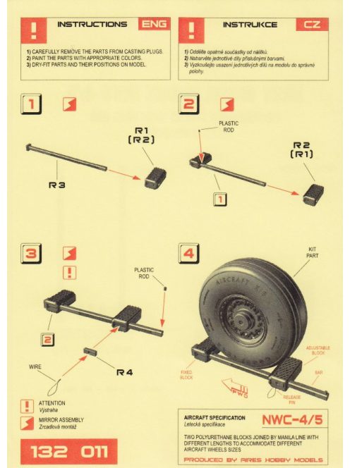 Wheelliant - U.S. Navy poly.wheel chock NWC-4/5 - la.