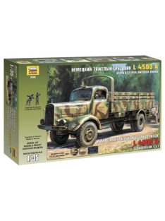   Zvezda - Wwii German Heavy 4Wd Cargo Truck L 4500A Schwerer Lkw 4,5T (3596)