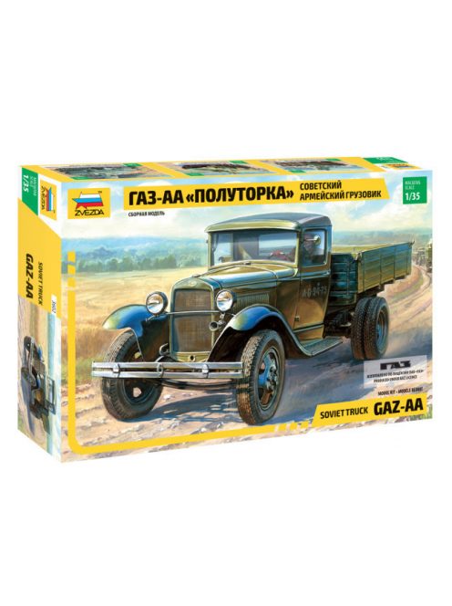 Zvezda - GAZ-AA Soviet Army 1,5 Ton Truck WWII 1:35 (3602)