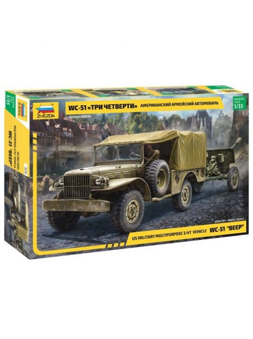 Zvezda - 1:35 American Army Car Dodge WC-51 "BEEP";