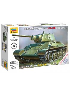 Zvezda - T-34 Soviet Medium Tank 1:72 (5001)