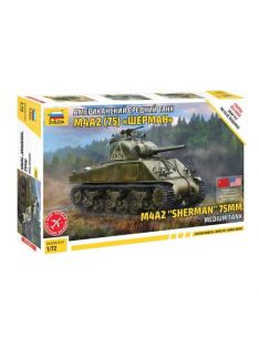 Zvezda - US medium tank M4A2 Sherman 75mm) - snap-fit