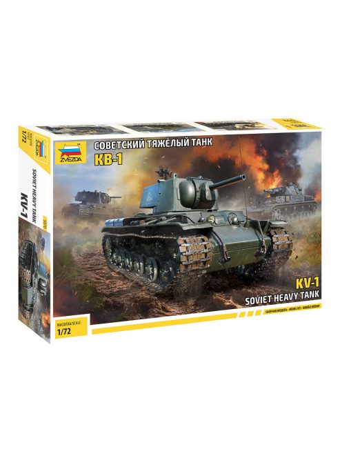 Zvezda - 1:72 Soviet Heavy Tank KV-1 WWII