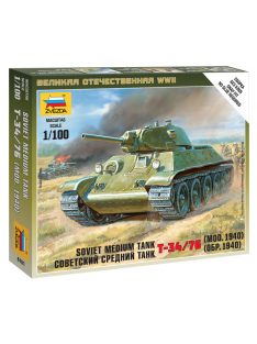 Zvezda - Soviet Medium Tank T-34/76 1:100 (6101)