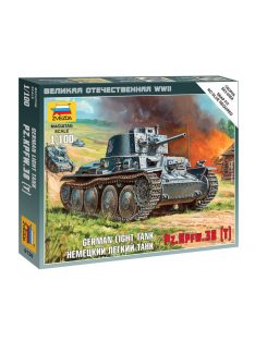 Zvezda - German Light Tank Pz.Kpfw.38 (T) 1:100 (6130)