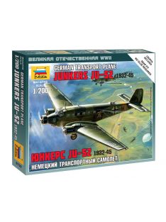   Zvezda - German Transport Plane Junkers Ju-52 /1932-1945/ 1:200 (6139)