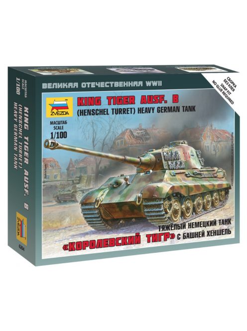 Zvezda - Sd. Kfz. 182 King Tiger Henschel 1:100 (6204)