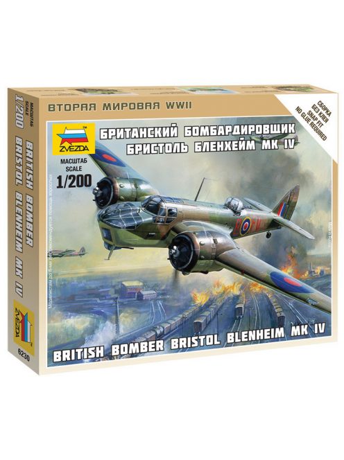 Zvezda - British Bomber Bristol Blenheim Iv. 1:200 (6230)