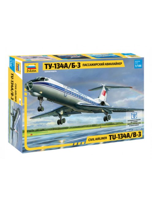 Zvezda - Tupolev Tu-134B 1:144 (7007)