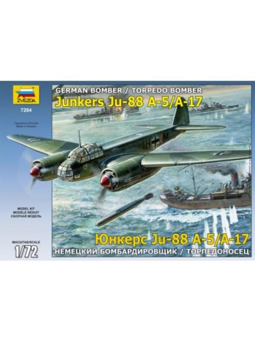 Zvezda - 1:72 Junkers Ju 88A-5/A-17