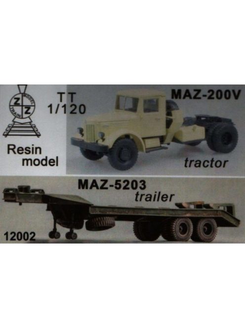 ZZ Modell - MAZ-200V & MAZ-5203 trailer